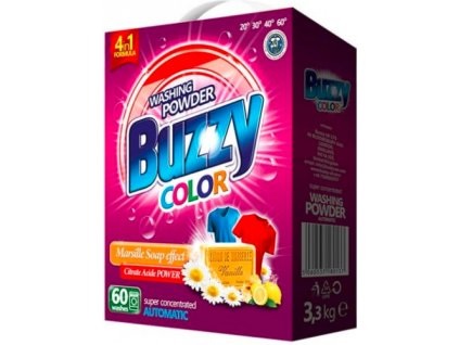 Buzzy Color prací prášek s marseillským mýdlem 60 dávek